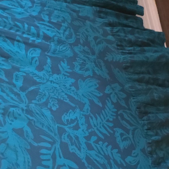 🌴 Torrid Green Tropic Print Tiered Maxi Dress – Size 4 (26) - Picture 6 of 10